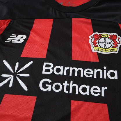 Maglia Bayer Leverkusen Home 26/27 Uomo Nero e Rosso | Maglia da Calcio - CalcioVivo