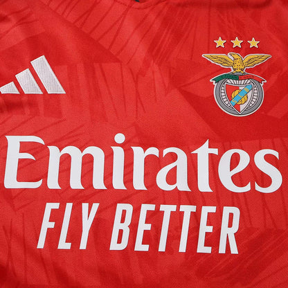 Maglia Benfica Home Manica Lunga 26/27 Uomo Rosso | Maglia da Calcio - CalcioVivo