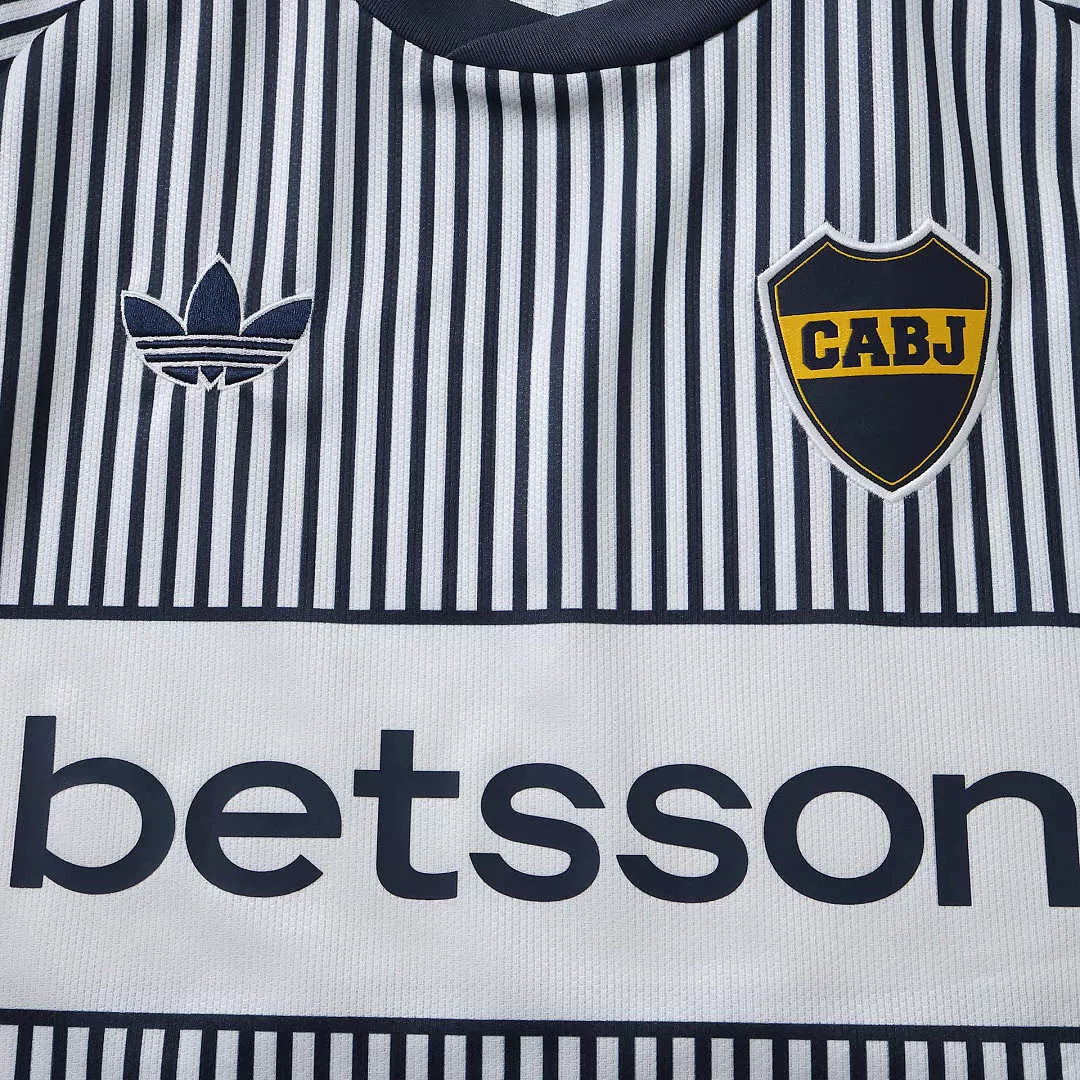 Maglia Boca Juniors Away 26/27 Uomo Bianco e Nero | Maglia da Calcio - CalcioVivo