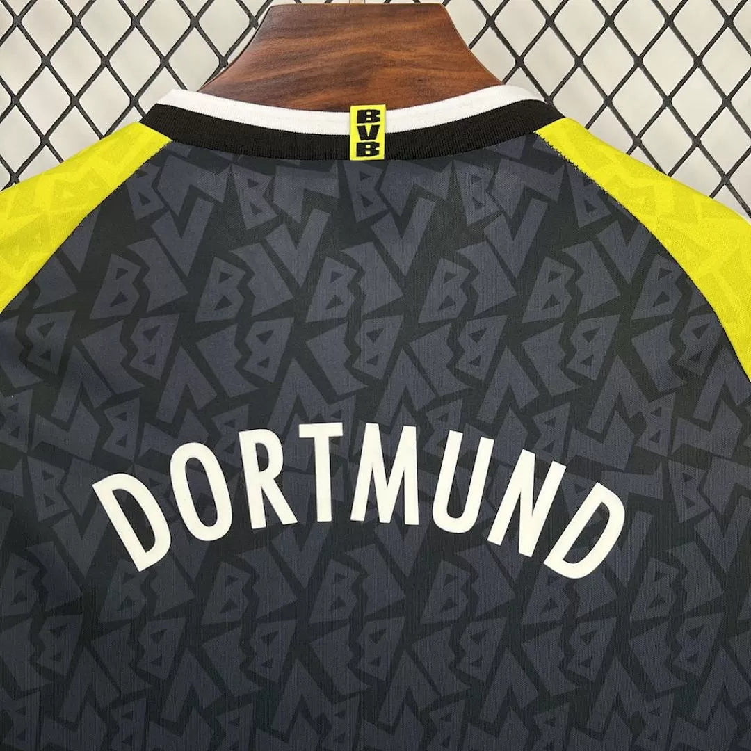 Maglia Borussia Dortmund Away 95/96 Retro Uomo Nero | Maglia da Calcio