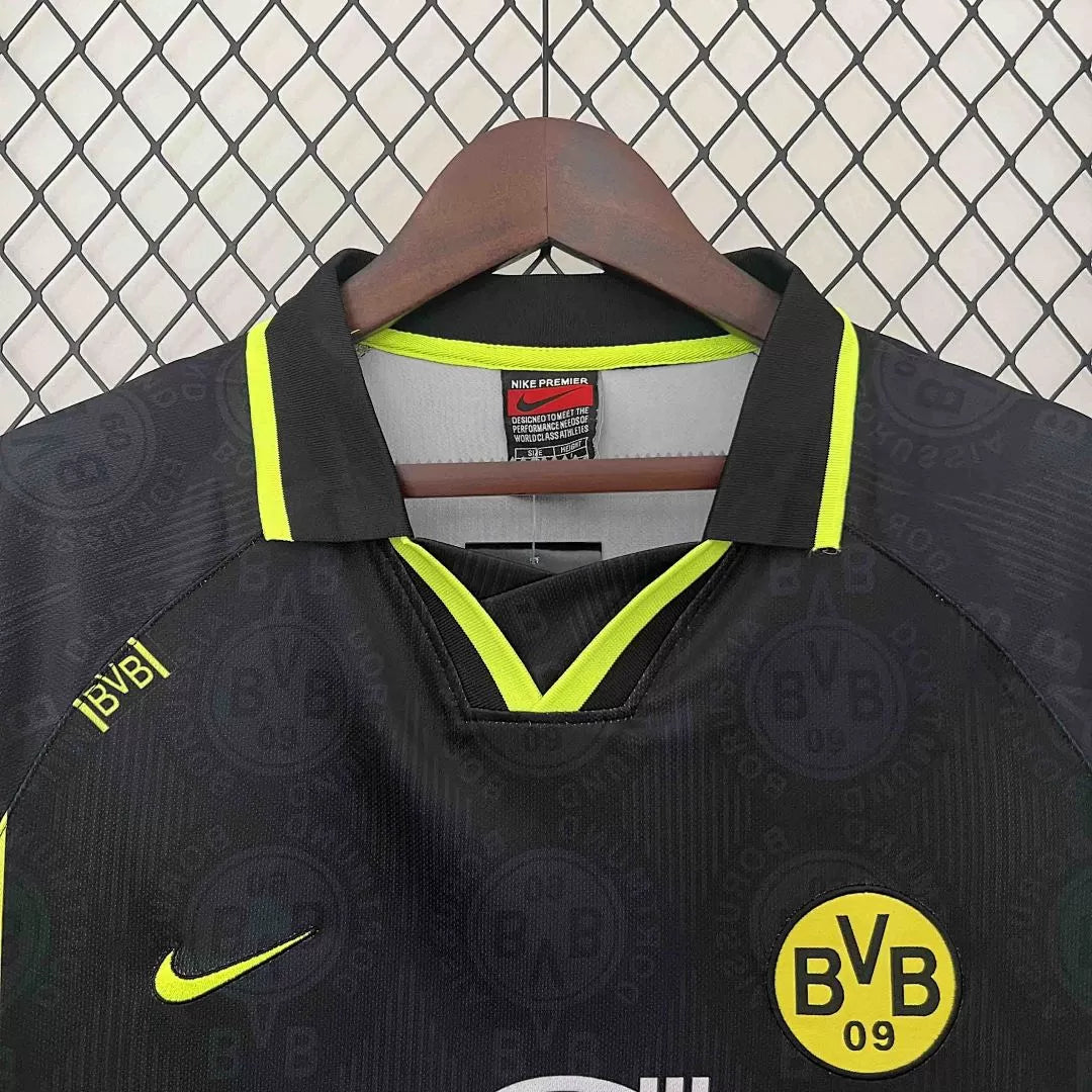 Maglia Borussia Dortmund Away 96/97 Retro Uomo Nero | Maglia da Calcio