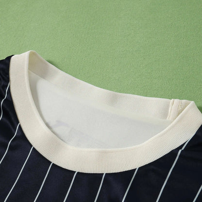 Maglia Brentford Away 26/27 Uomo Nero con righe bianche | Maglia da Calcio