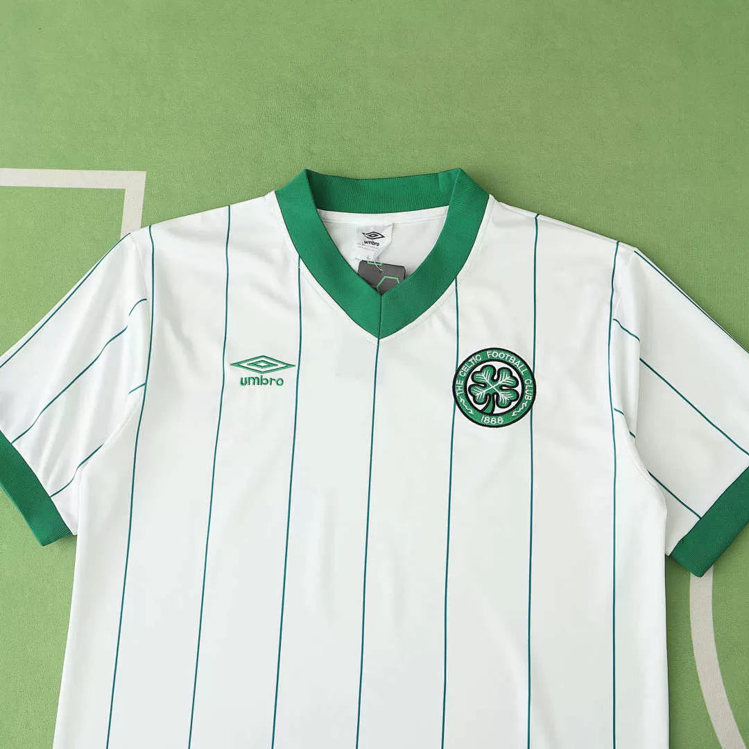 Maglia Celtic Away 84/86 Retro Uomo Bianco | Maglia da Calcio