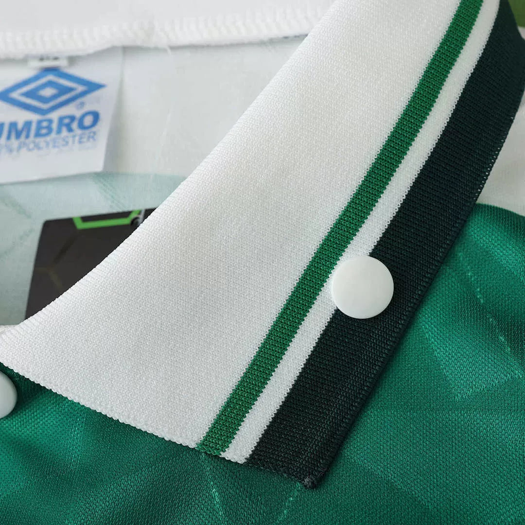 Maglia Celtic Home 89/91 Retro Uomo Verde e Bianco | Maglia da Calcio