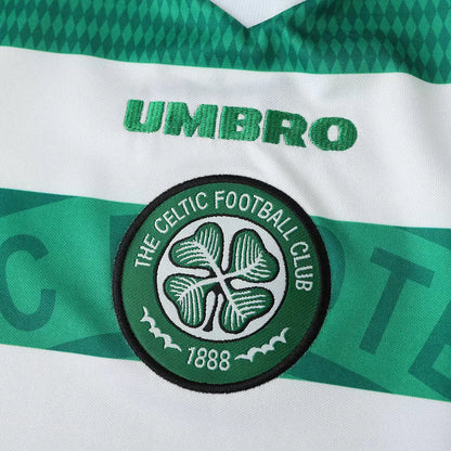 Maglia Celtic Home 97/99 Retro Uomo Verde e Bianco | Maglia da Calcio