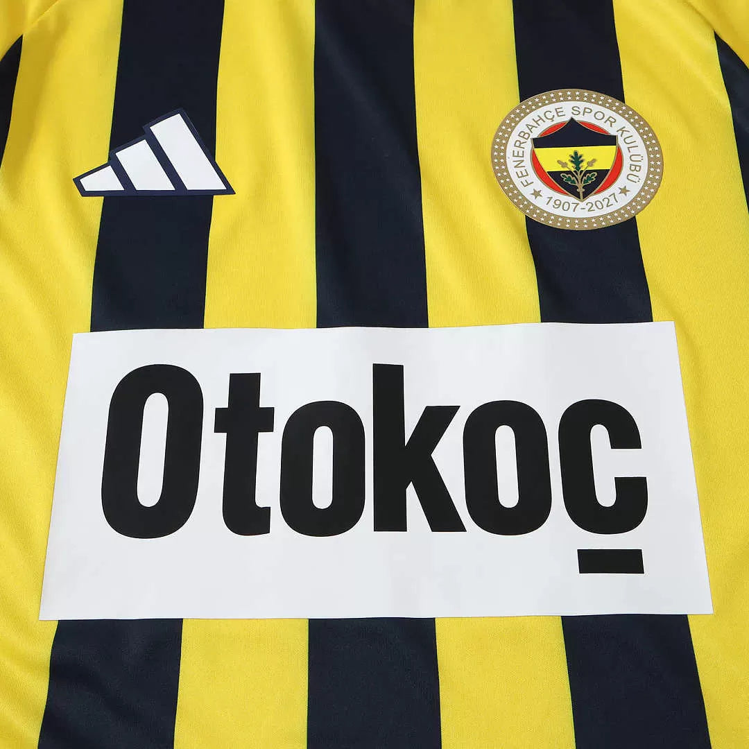 Maglia Fenerbahçe Home 26/27 Uomo Giallo e Nero | Maglia da Calcio