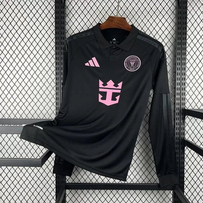 Maglia Inter Miami Away 26/27 Manica Lunga Uomo Nero | Maglia da Calcio