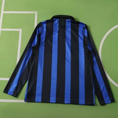 Maglia Inter Milan Home Manica Lunga 26/27 Uomo Nero/Blu | Maglia da Calcio