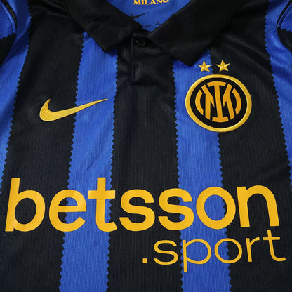 Maglia Inter Milan Home Manica Lunga 26/27 Uomo Nero/Blu | Maglia da Calcio