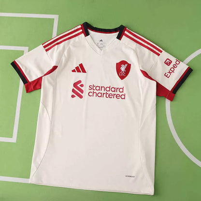 Maglia Liverpool Away 25/26 Uomo Bianco | Maglia da Calcio