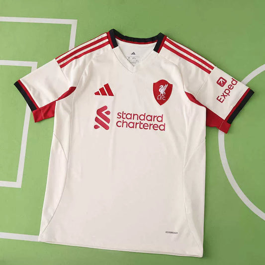 Maglia Liverpool Away 25/26 Uomo Bianco | Maglia da Calcio