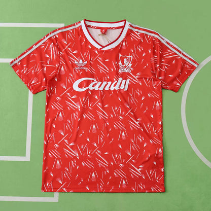 Maglia Liverpool Home 89/91 Retro Uomo Rosso | Maglia da Calcio