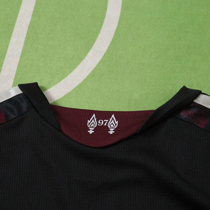 Maglia Liverpool Third 26/27 Donna Nero e Bordeaux