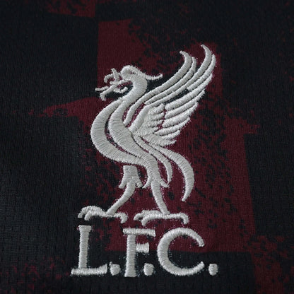 Maglia Liverpool Third 26/27 Donna Nero e Bordeaux