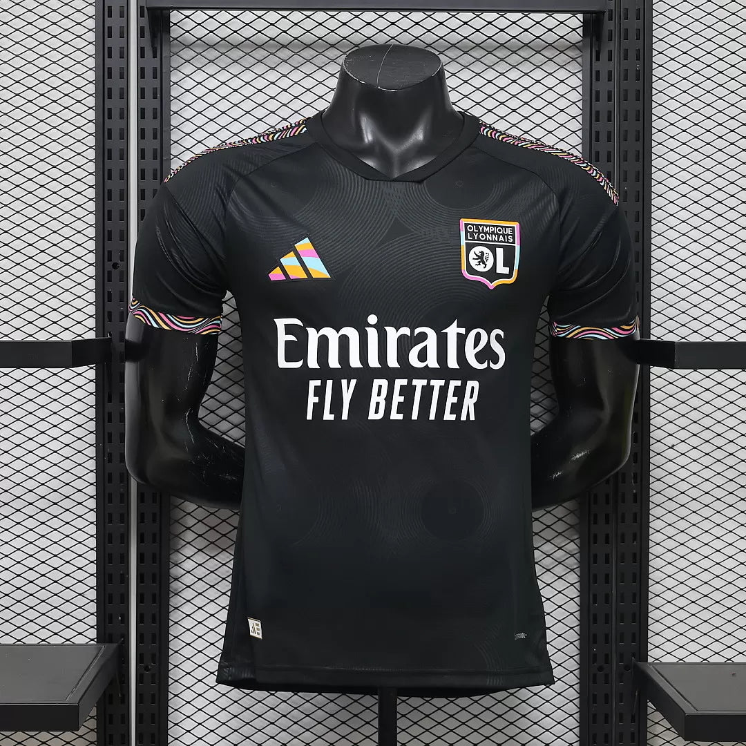 Maglia Lyon Third 26/27 Player Uomo Nero | Maglia da Calcio - CalcioVivo