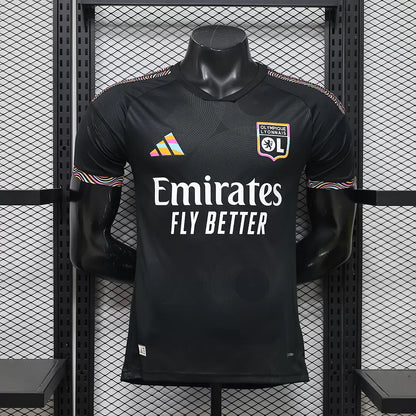 Maglia Lyon Third 26/27 Player Uomo Nero | Maglia da Calcio - CalcioVivo