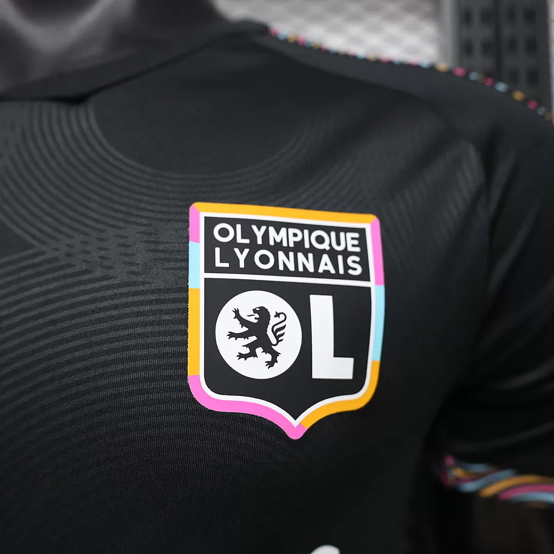 Maglia Lyon Third 26/27 Player Uomo Nero | Maglia da Calcio - CalcioVivo