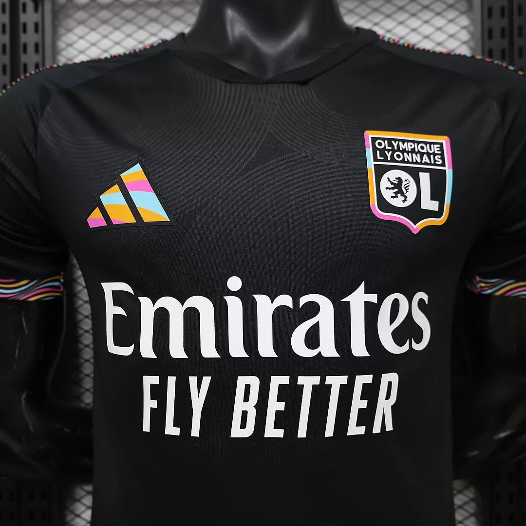 Maglia Lyon Third 26/27 Player Uomo Nero | Maglia da Calcio - CalcioVivo