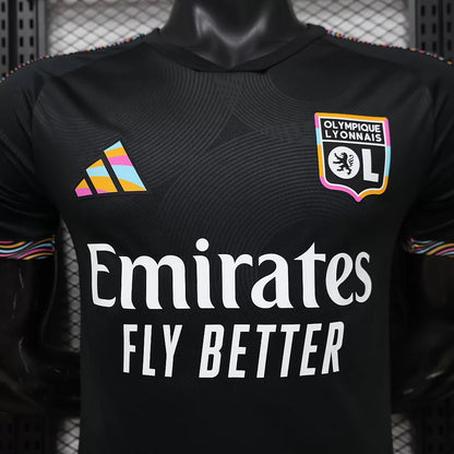 Maglia Lyon Third 26/27 Player Uomo Nero | Maglia da Calcio - CalcioVivo