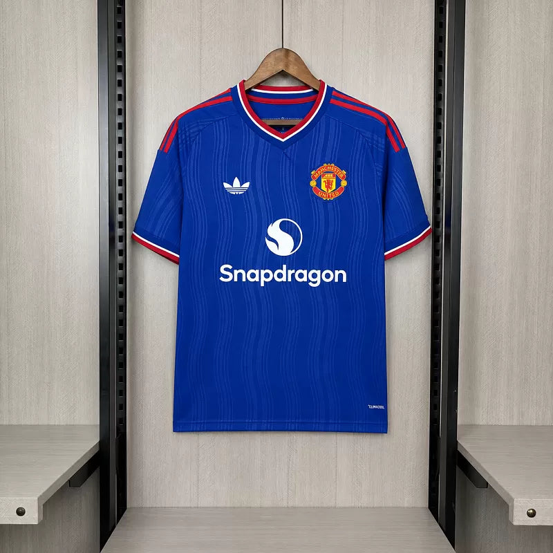 Maglia Manchester United Away 26/27 Uomo Blu Elettrico | Maglia da Calcio