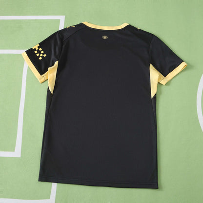 Maglia Manchester City Away 26/27 Donna Nero con dettagli oro
