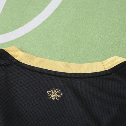 Maglia Manchester City Away 26/27 Donna Nero con dettagli oro