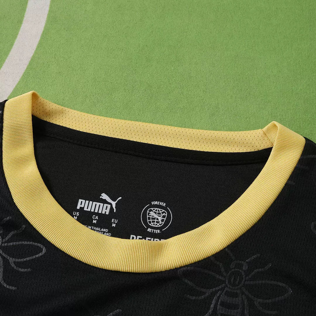 Maglia Manchester City Away 26/27 Uomo Nero e Oro | Maglia da Calcio