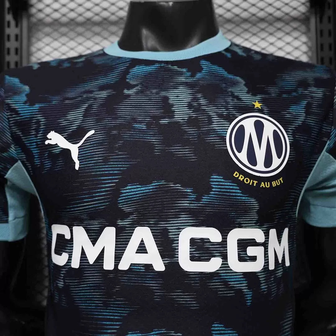 Maglia Marseille Away 26/27 Player Uomo Blu Navy | Maglia da Calcio - CalcioVivo