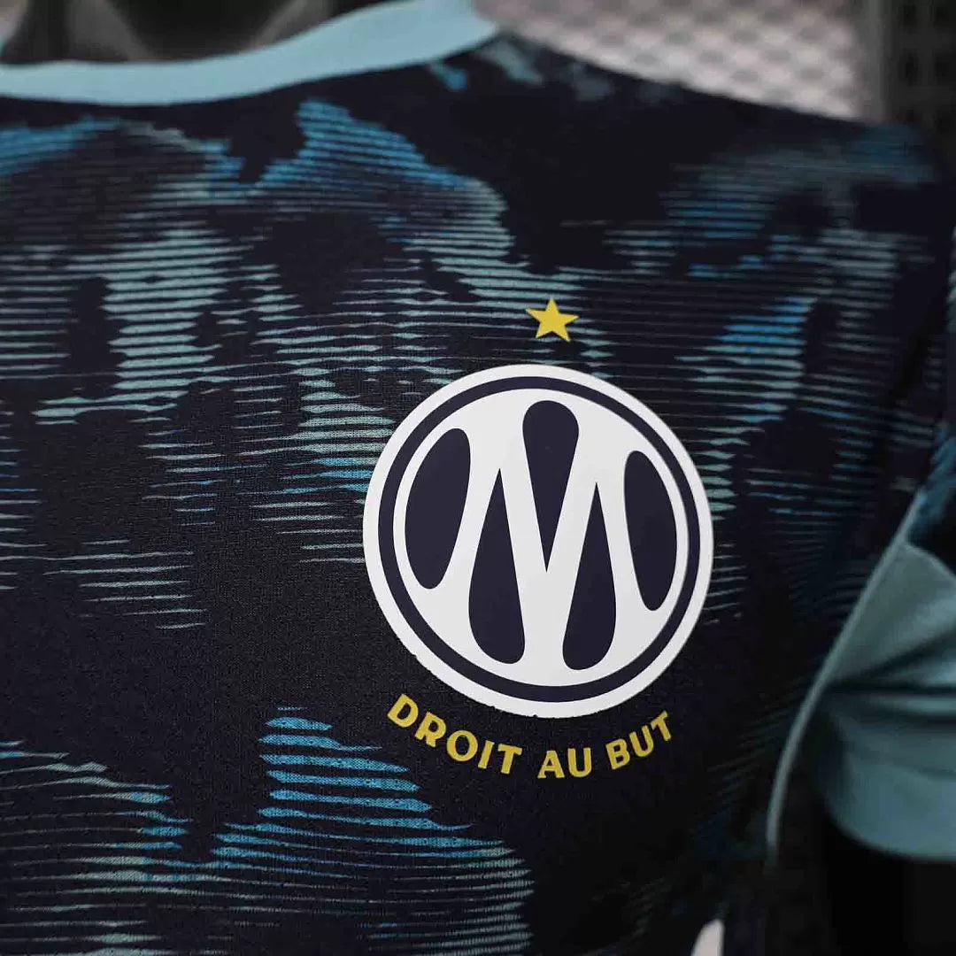 Maglia Marseille Away 26/27 Player Uomo Blu Navy | Maglia da Calcio - CalcioVivo