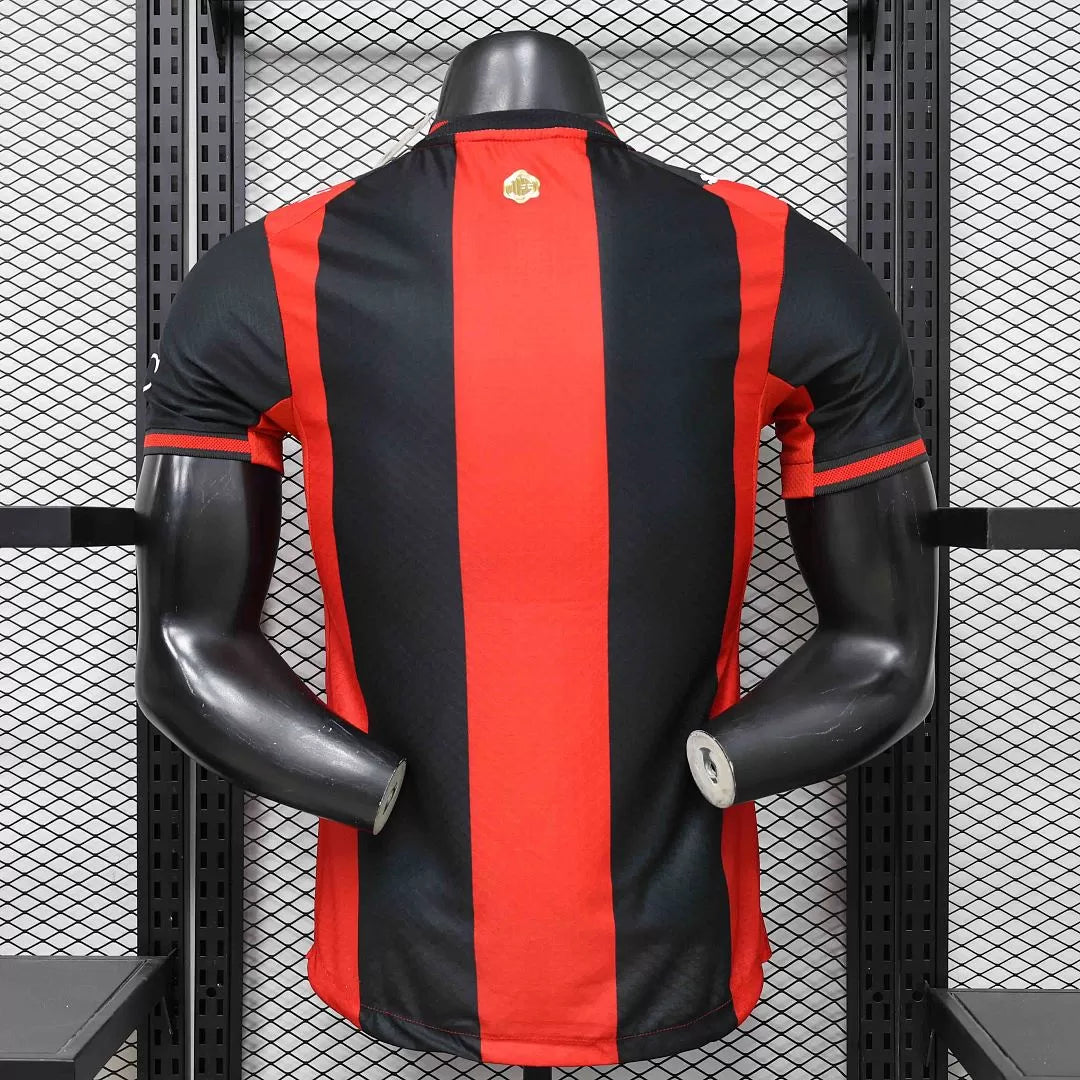 Maglia Milan Home 26/27 Player Uomo Nero e Rosso | Maglia da Calcio - CalcioVivo