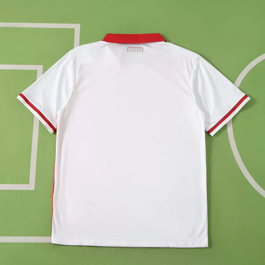 Maglia Monaco Home 26/27 Uomo Rosso e Bianco | Maglia da Calcio - CalcioVivo