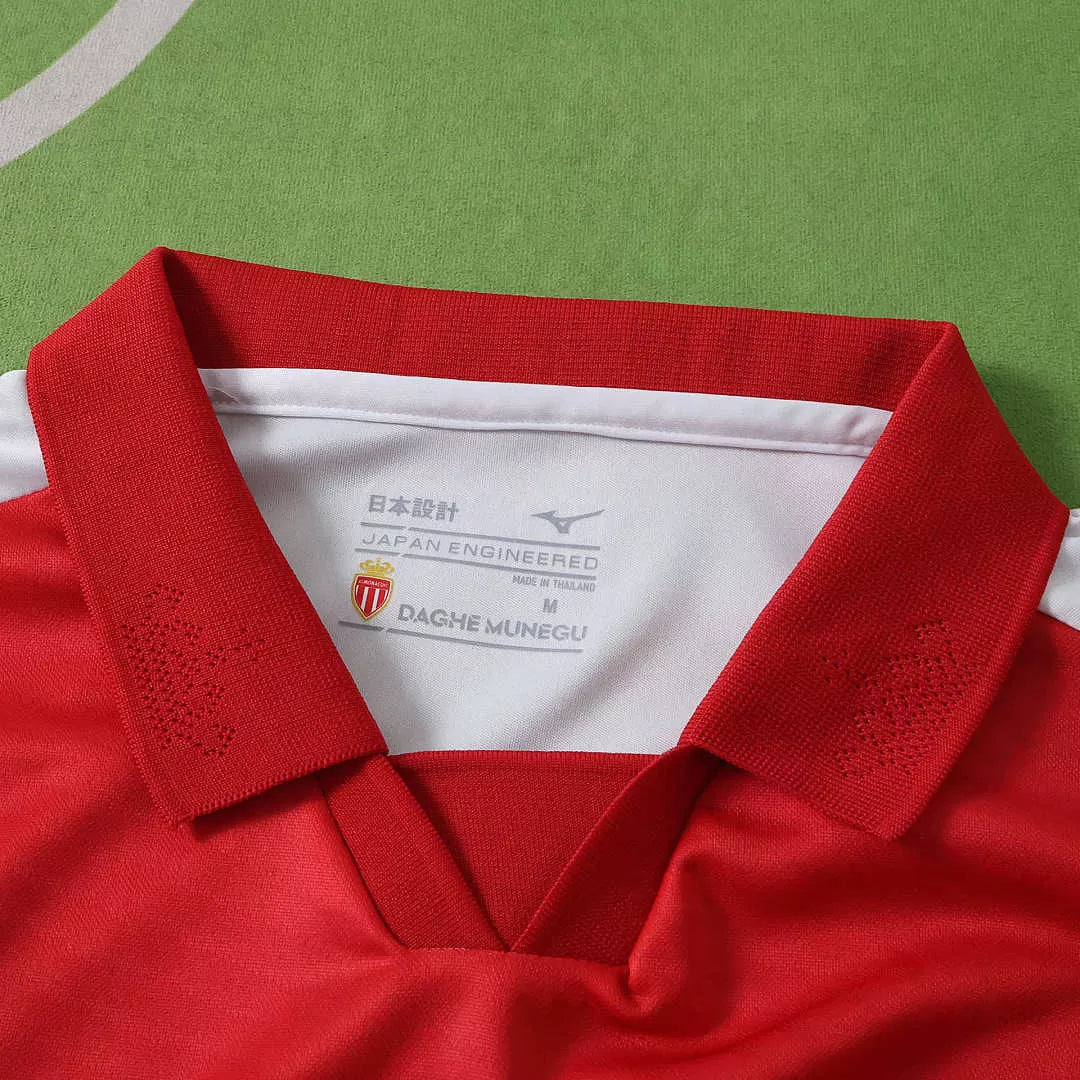 Maglia Monaco Home 26/27 Uomo Rosso e Bianco | Maglia da Calcio - CalcioVivo