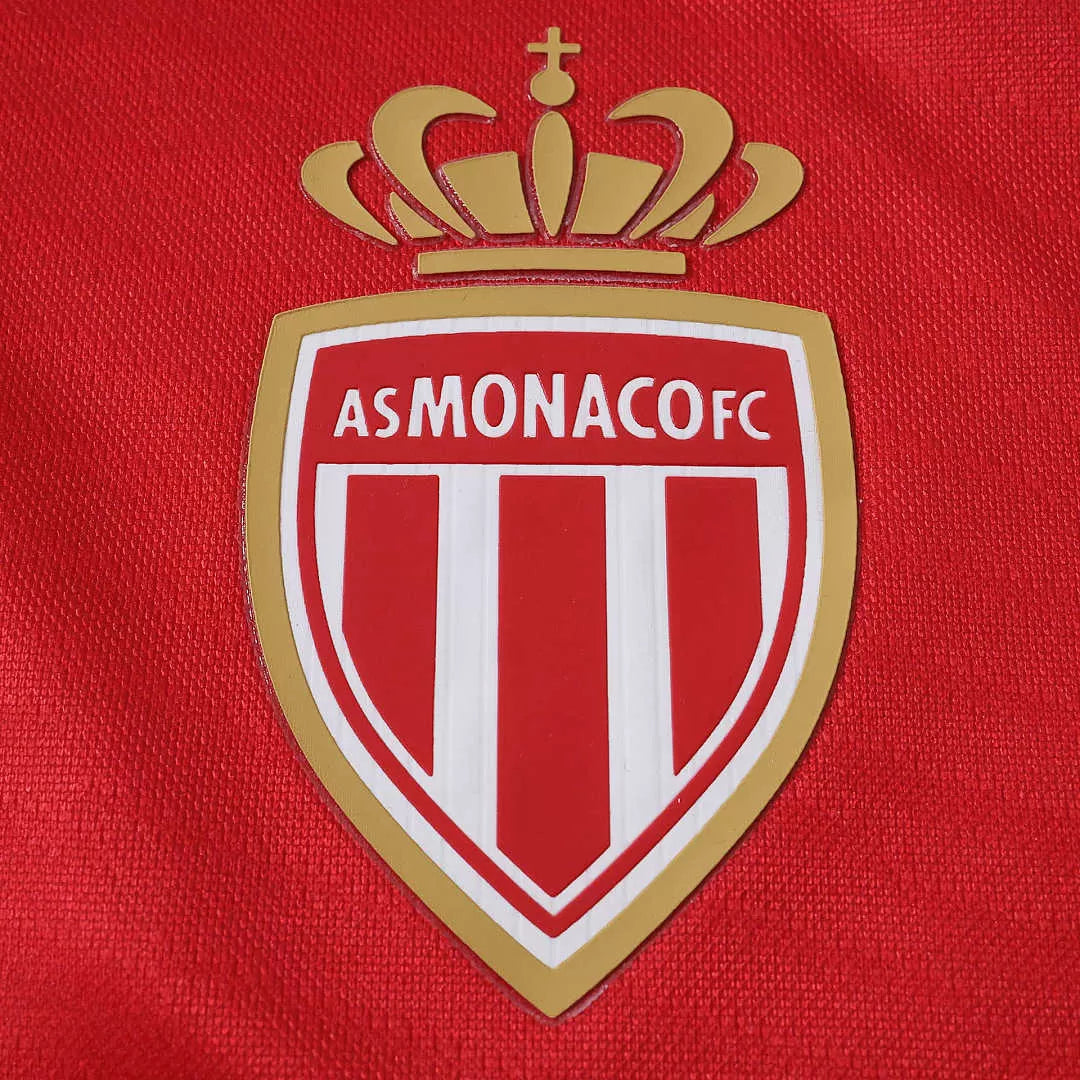Maglia Monaco Home 26/27 Uomo Rosso e Bianco | Maglia da Calcio - CalcioVivo