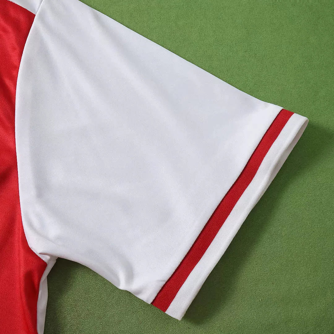 Maglia Monaco Home 26/27 Uomo Rosso e Bianco | Maglia da Calcio - CalcioVivo