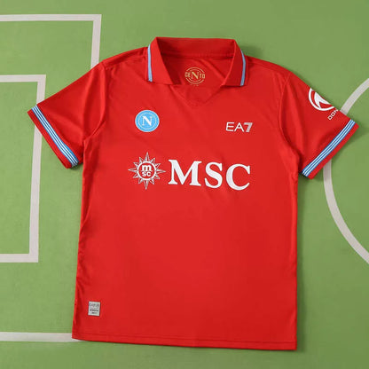 Maglia Napoli Third 26/27 Uomo Rosso | Maglia da Calcio - CalcioVivo