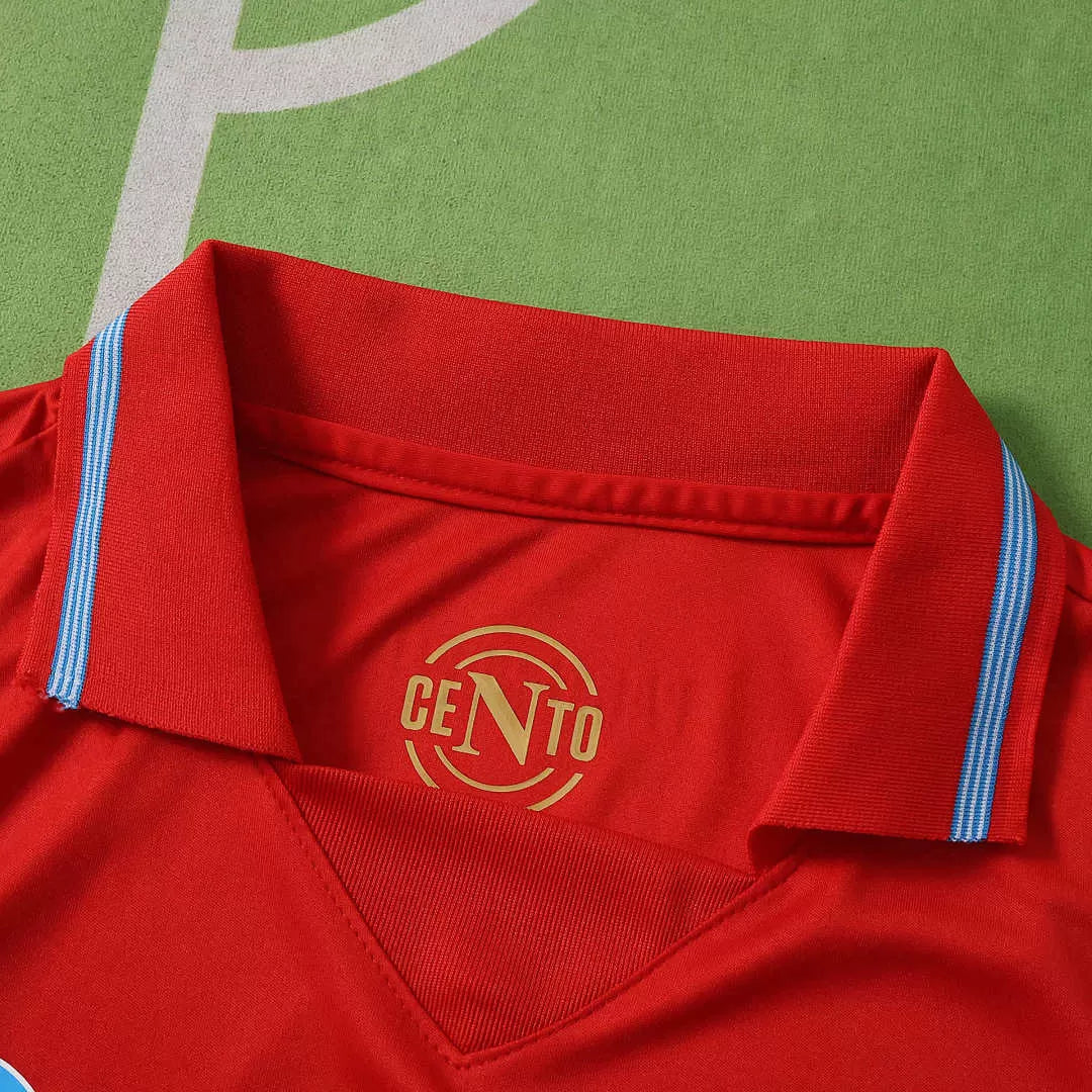 Maglia Napoli Third 26/27 Uomo Rosso | Maglia da Calcio - CalcioVivo