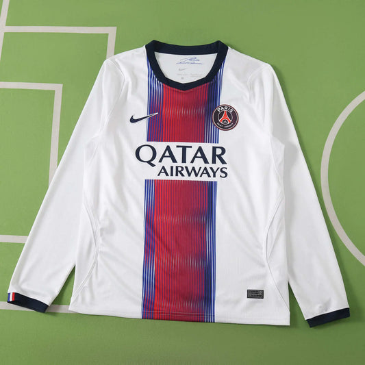 Maglia Paris Away 26/27 Manica Lunga Uomo Bianco | Maglia da Calcio - CalcioVivo
