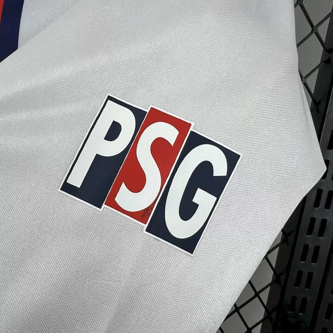 Maglia PSG Away 98/99 Retro Uomo Bianco e Rosso | Maglia da Calcio