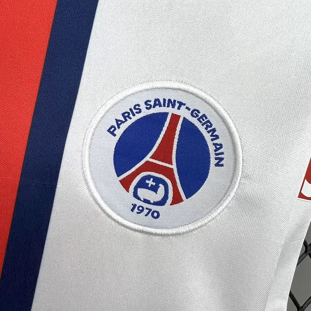 Maglia PSG Away 98/99 Retro Uomo Bianco e Rosso | Maglia da Calcio