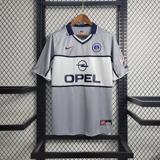 Maglia PSG Away 99/00 Retro Uomo Grigio Argento | Maglia da Calcio