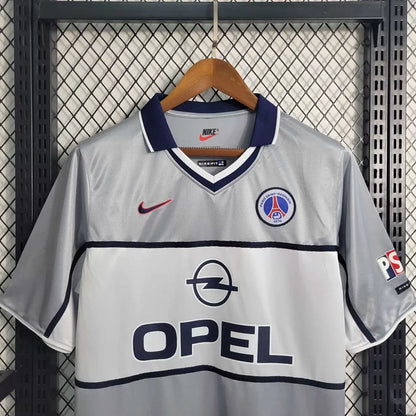 Maglia PSG Away 99/00 Retro Uomo Grigio Argento | Maglia da Calcio