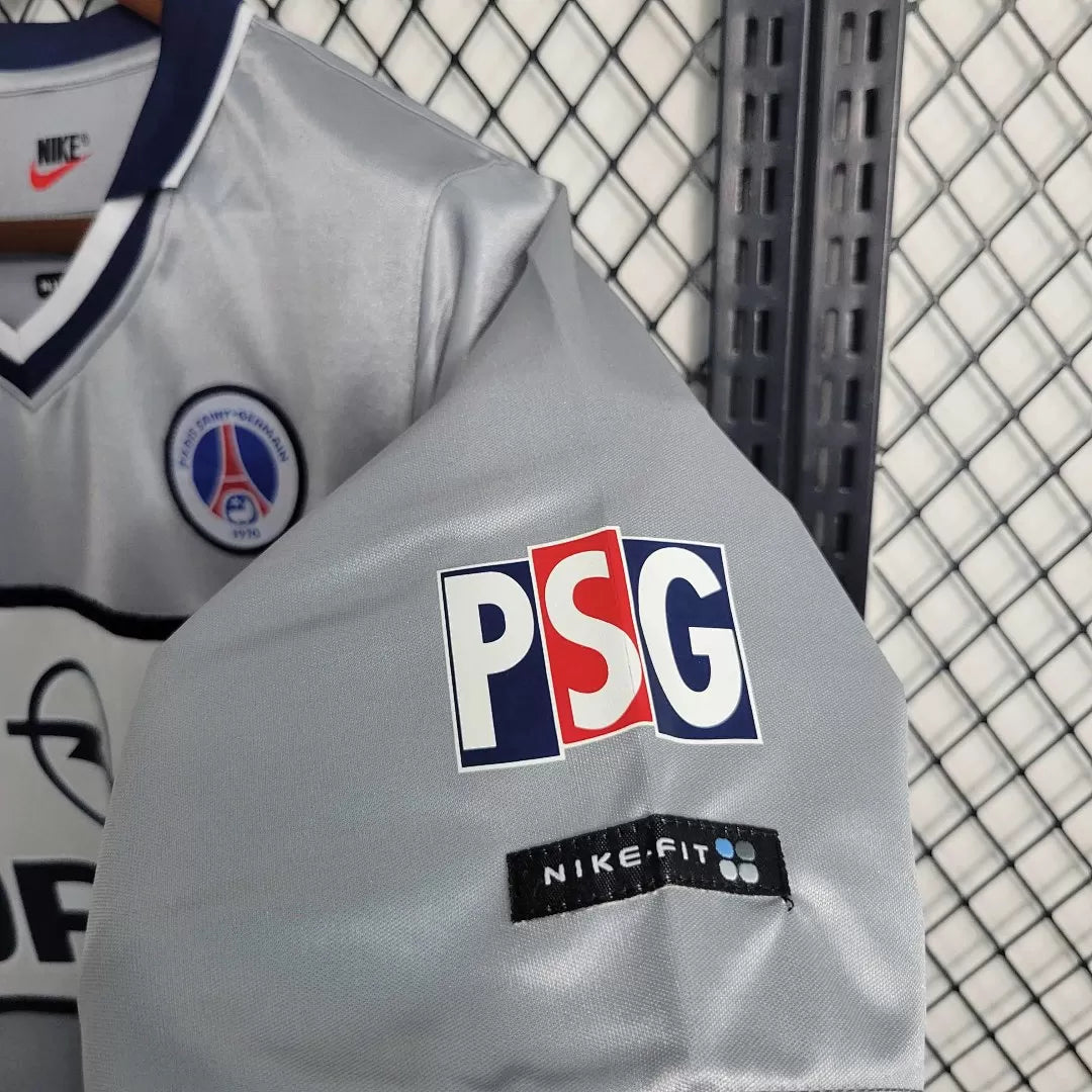 Maglia PSG Away 99/00 Retro Uomo Grigio Argento | Maglia da Calcio