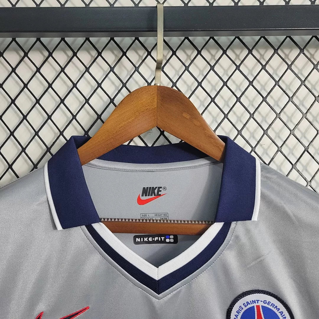 Maglia PSG Away 99/00 Retro Uomo Grigio Argento | Maglia da Calcio