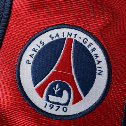 Maglia PSG Home 01/02 Retro Uomo Blu Navy e Rosso | Maglia da Calcio