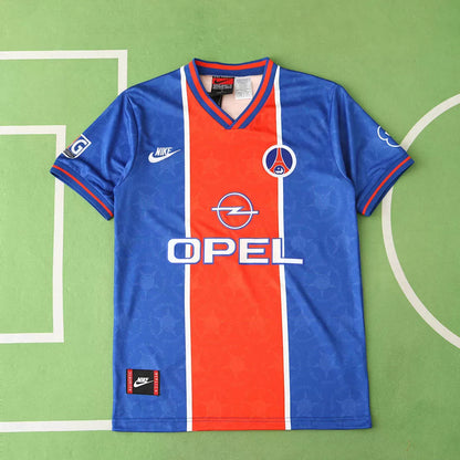 Maglia PSG Home 95/96 Retro Uomo Blu e Rosso | Maglia da Calcio