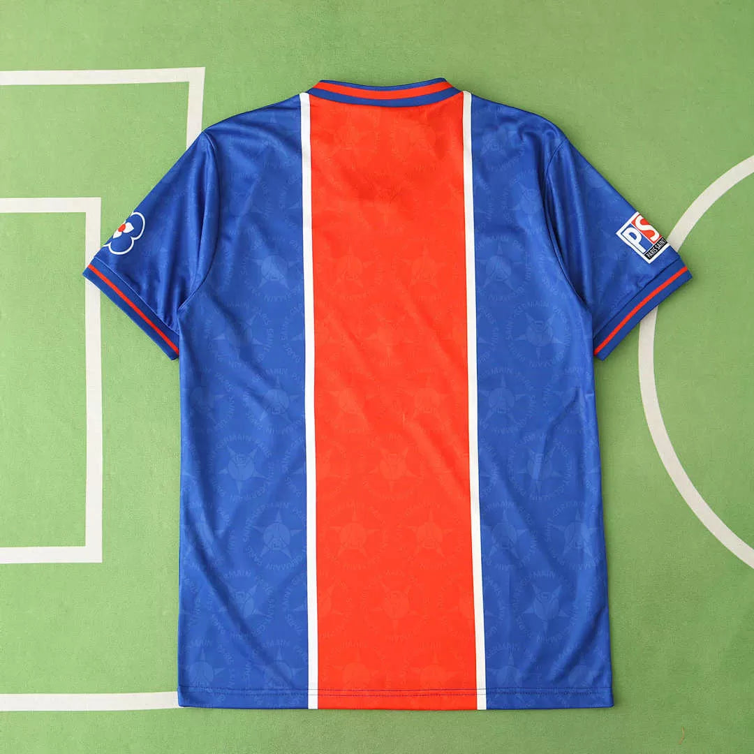 Maglia PSG Home 95/96 Retro Uomo Blu e Rosso | Maglia da Calcio