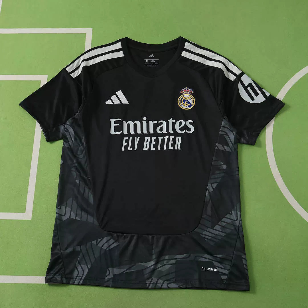 Maglia Portiere Real Madrid 26/27 Uomo Nero | Maglia da Calcio - CalcioVivo