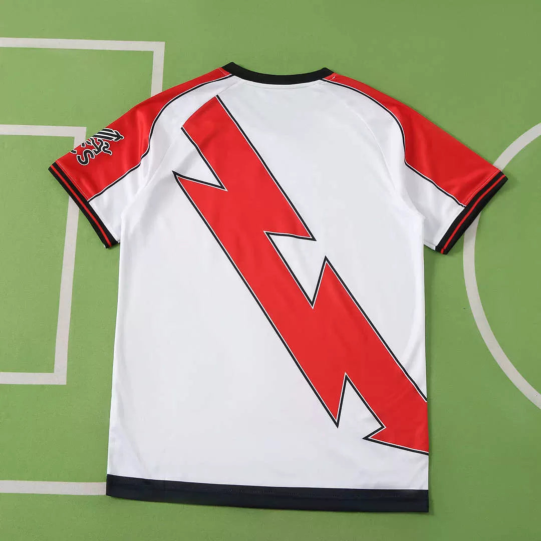 Maglia Rayo Vallecano Home 26/27 Uomo Bianco e Rosso | Maglia da Calcio - CalcioVivo