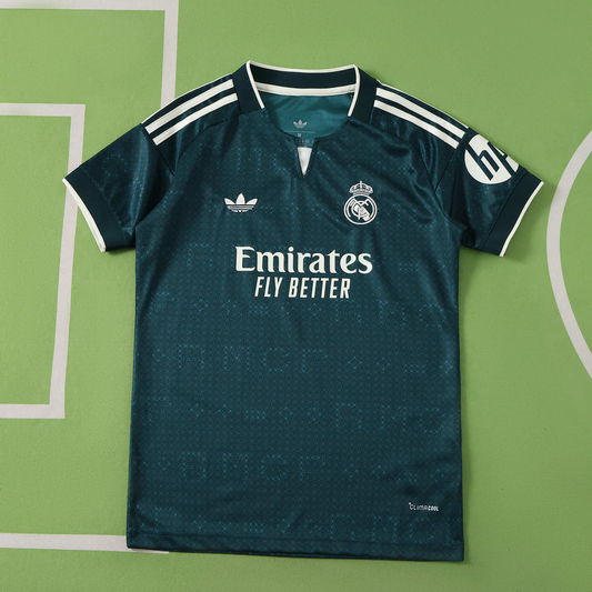 Maglia Real Madrid Away 26/27 Donna Verde Petrolio | Maglia da Calcio - CalcioVivo