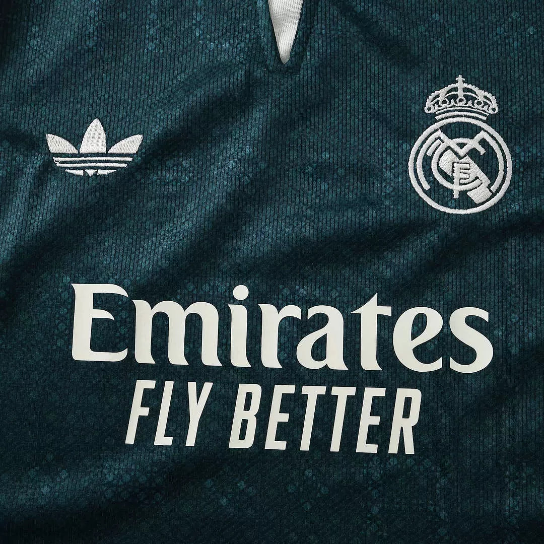 Maglia Real Madrid Away 26/27 Donna Verde Petrolio | Maglia da Calcio - CalcioVivo